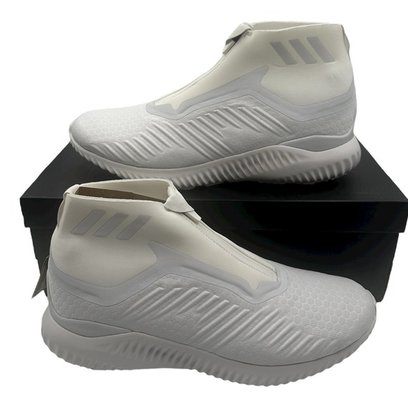 adidas Other - Adidas Kith x‎ AlphaBounce Zip Shoes Mens Sz 10.5 Crystal White Sneakers DA9707